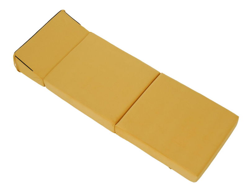 Rozkládací křeslo Plantearan (žlutá)