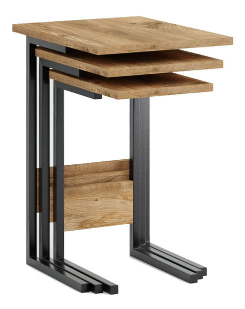 Set konferenčních stolků Zigmund (Borovice atlantic)