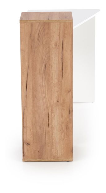 PC stolek Canor (dub zlatý + bílá)