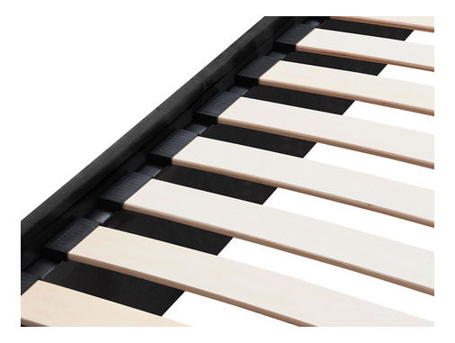 Manželská postel 160 cm Telosa New (světle šedá + černá) (s roštem)