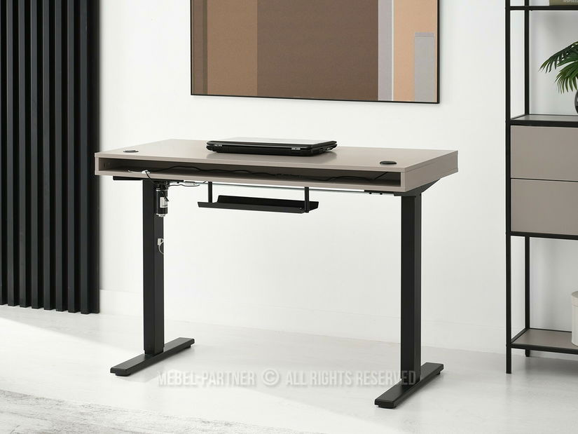 PC stolek Osto 120 (béžová + černá)