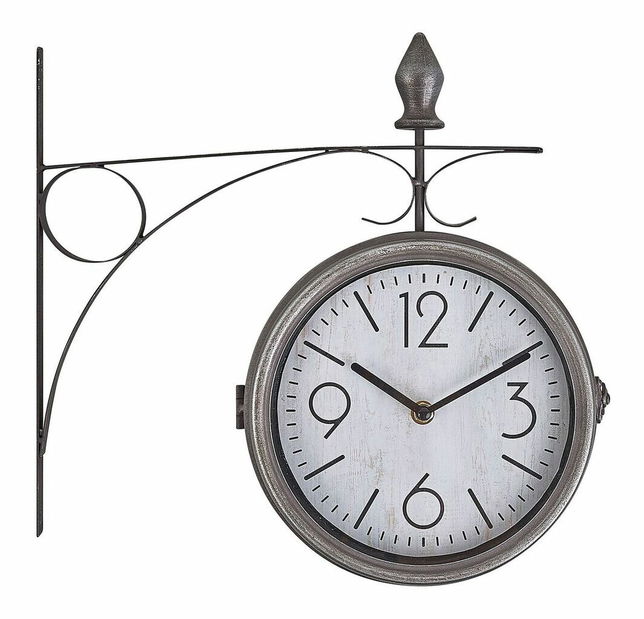 Nástěnné hodiny ø 22 cm Reem (stříbrná)