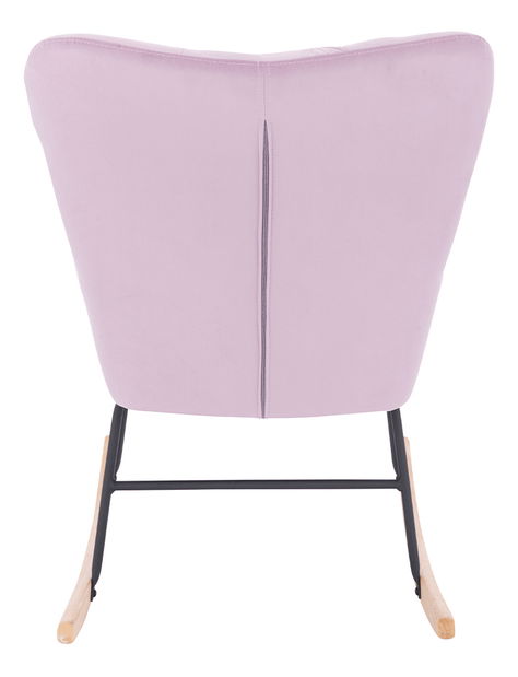 Designové houpací křeslo Kerem (růžová)