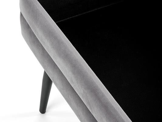 Taburetka Velen (černá + šedá)