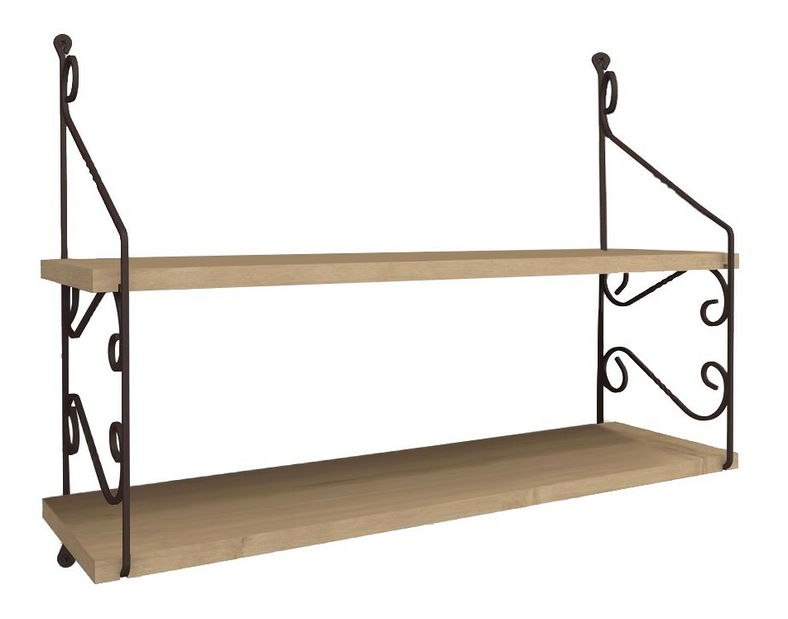 Nástěnná police Serra 1 (dub)