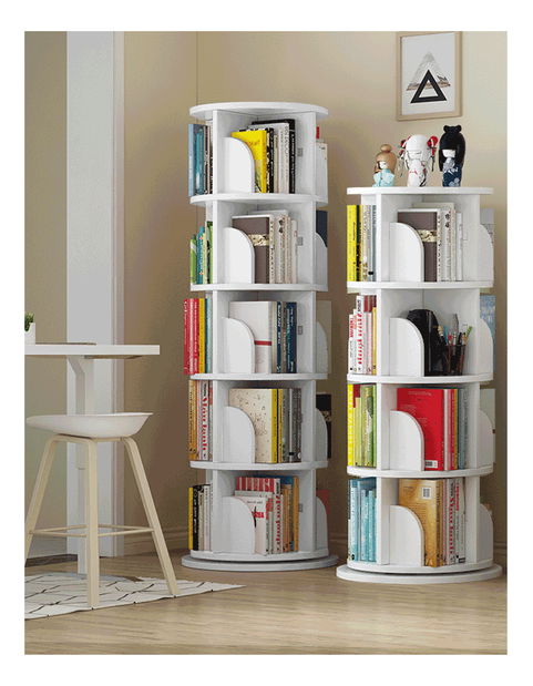 Otočný regál Alston TYP 2 + dárek (bílá)