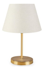 Stolní lampa Astalasso 1 (šedá + zlatá)