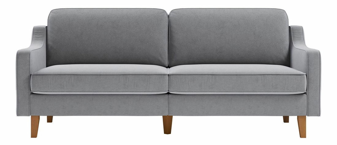 Pohovka trojsedačka Robia E (cihlová + ořech)