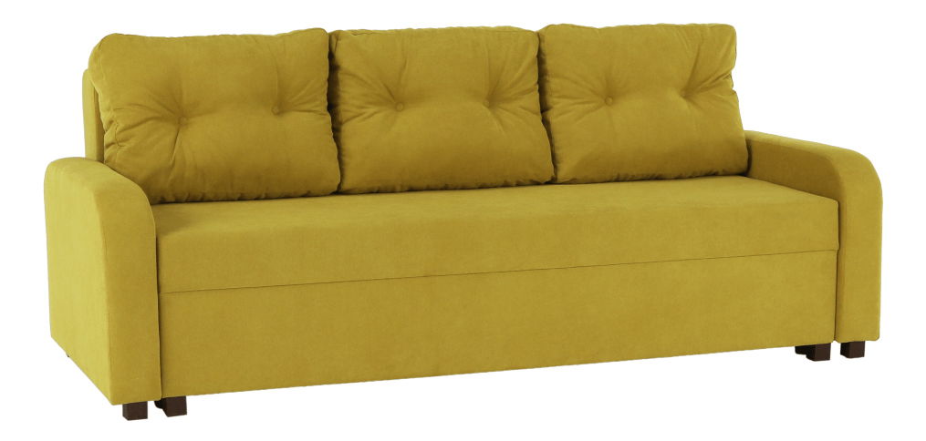 Rozkládací pohovka Porta (hořčicová)