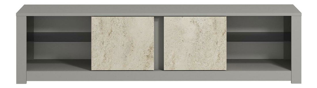 TV stolek/skříňka Adios (šedý travertin)