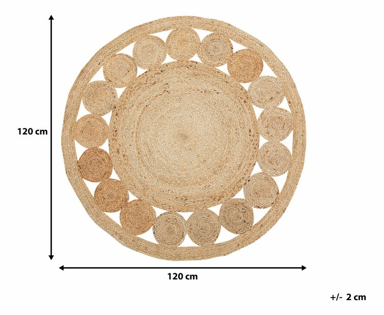 Koberec 120 cm Anaco (béžová)