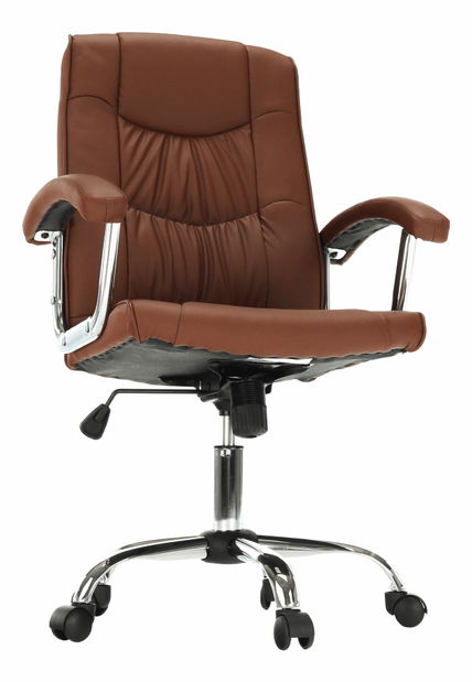 Kancelářské křeslo Lien 1658LC (ekokůže hnědá)