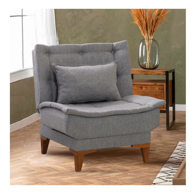 Křeslo Santic (šedá)