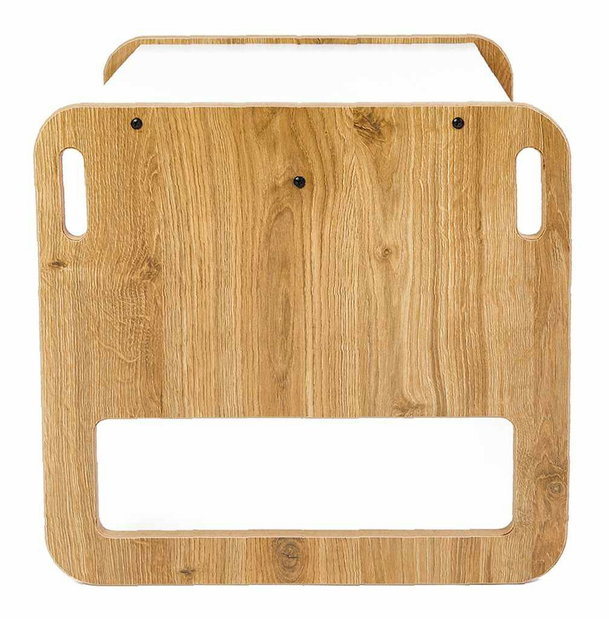  Set dětský stolek a židle Spaxie 1 (bílá + naturální)