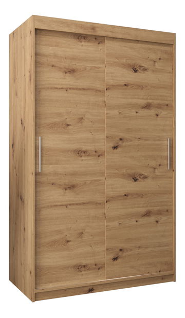Šatní skříň 120 cm Toki (Dub artisan + Dub artisan)