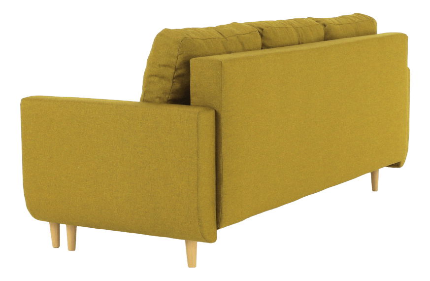 Rozkládací pohovka Dollar (hořčicová)