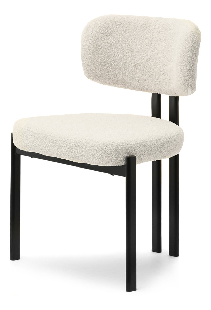 Jídelní židle Kuroyedov (krémová + černá)