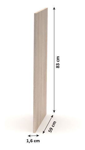 Koncová deska NOPL-085-00 Noliana (dub sonoma)