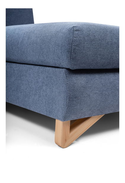 Rohová sedací souprava Aveley (modrá) (P)