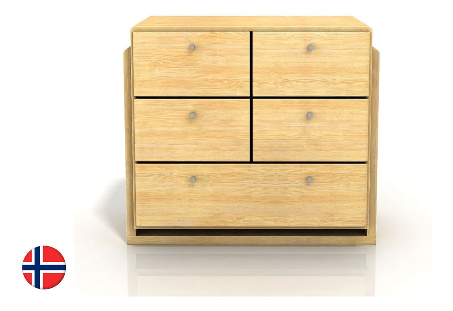 Komoda Naturlig Ervik 5S (borovice)