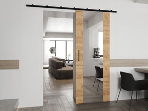 Posuvné dveře Kowesa 70 II (dub craft zlatý) (se zrcadlem)