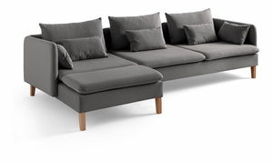 Rohová sedačka Clof (krémová) (P)