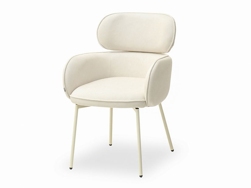 Jídelní židle Aguado (krémová)