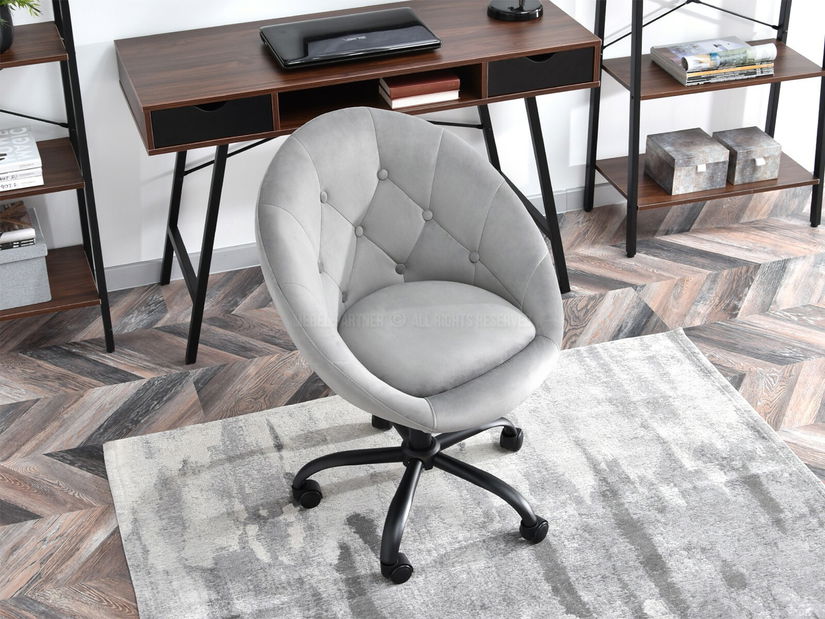 Křeslo Lush 4 (šedá + černá)