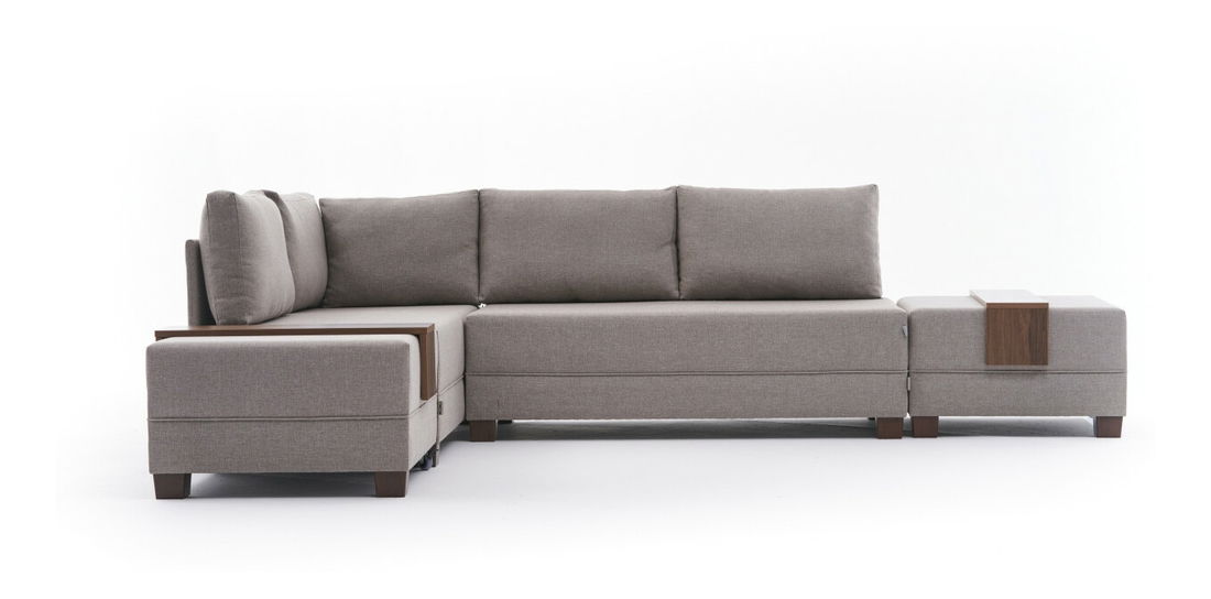 Rohová sedačka Flay 1 (krémová) (L)