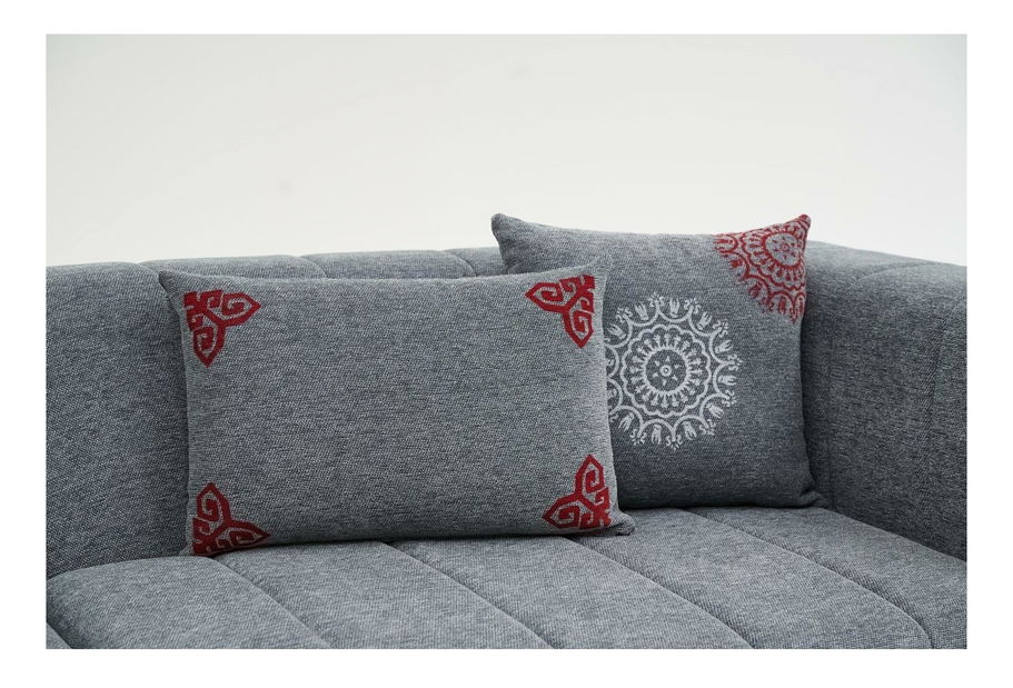 Rohová sedačka Beyzometta (L) (šedá)