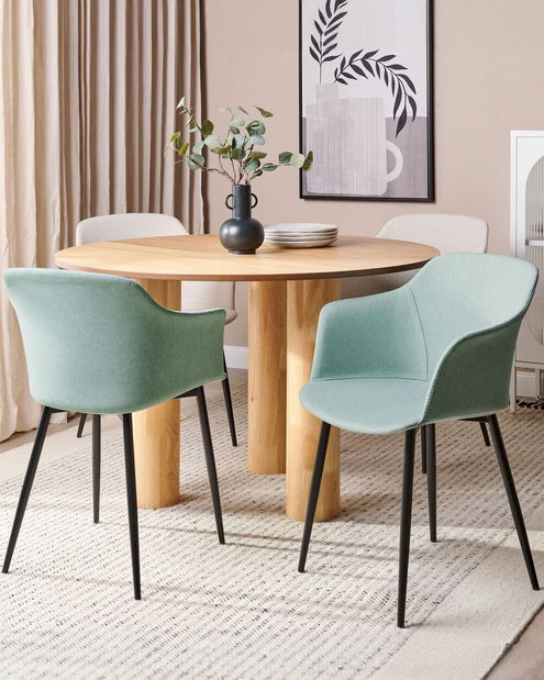 Set 2 ks jídelních židlí Eleni (mátová)