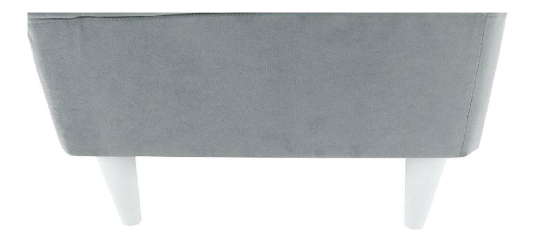 Taburetka Repetidas (světle šedá + bílá)