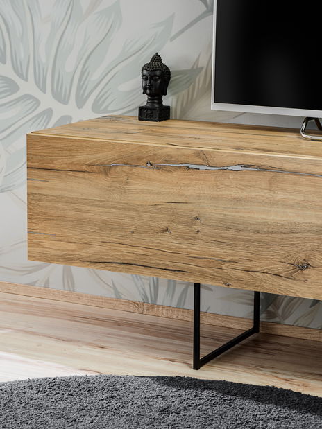 Obývací stěna Rinse (dub flagstaff) (s LED osvětlením)