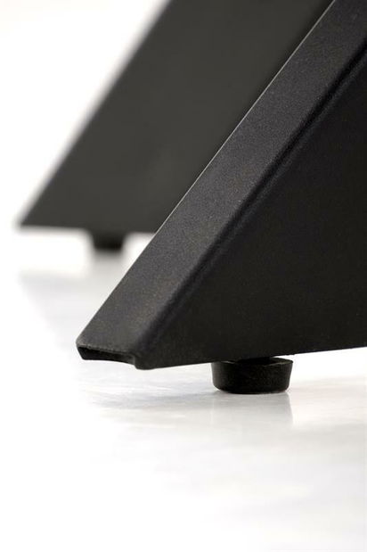 Jídelní stůl Edgaro (ořech + černá) (pro 4 osoby)