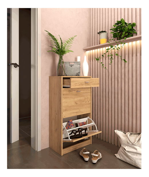 Botník (skříňka na boty) Verity Typ 1 (dub artisan)