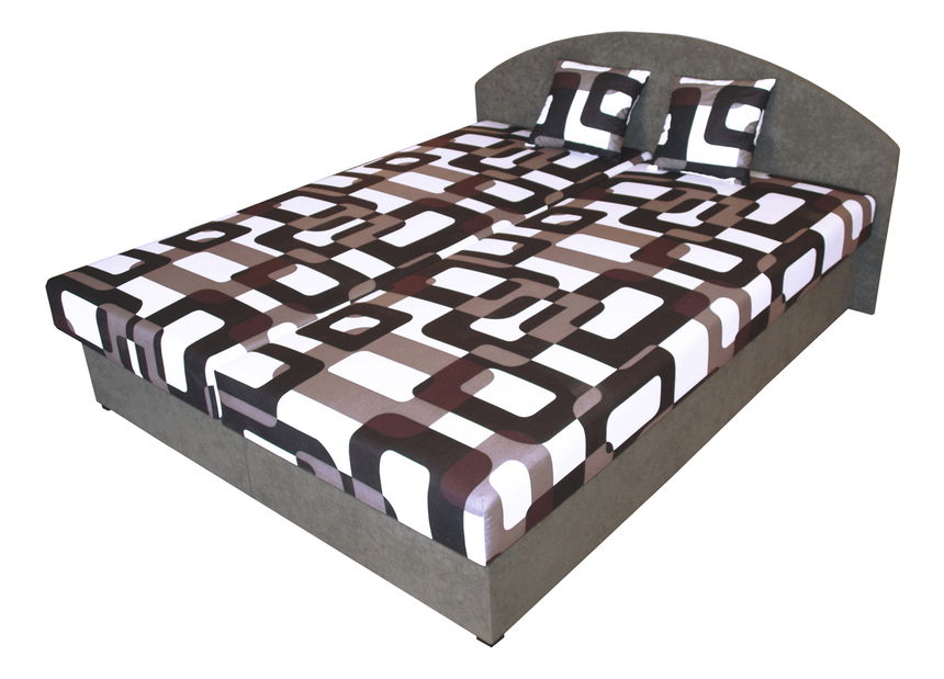 Manželská postel 160 cm Benab Sara (s rošty a matracemi)