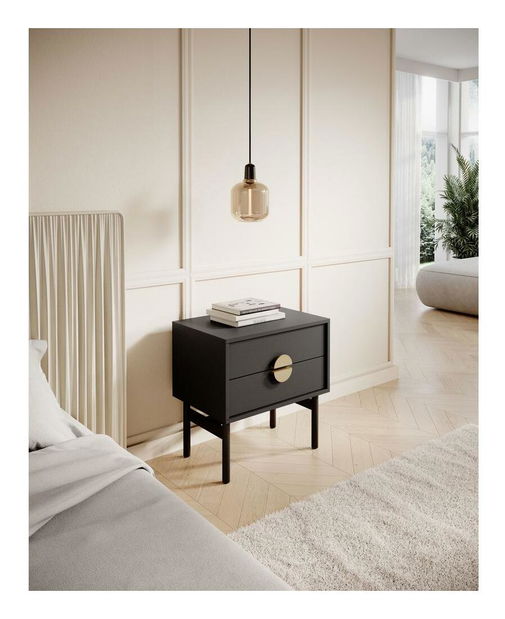 Noční stolek Stellia S3 (černá)