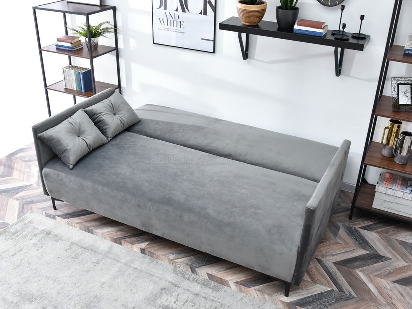 Pohovka dvousedačka Mastil (černá)