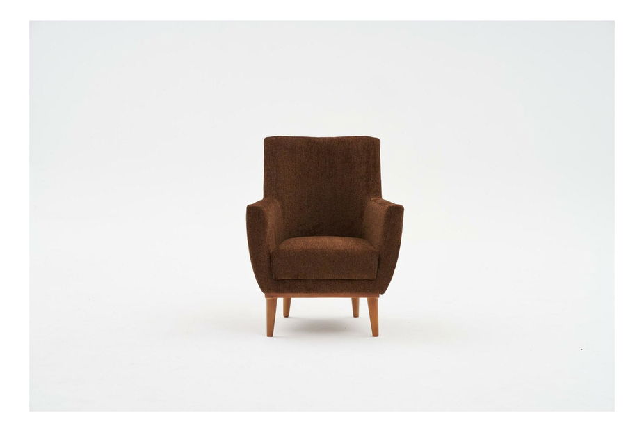 Křeslo Goncoletta (hnědá + ořech)