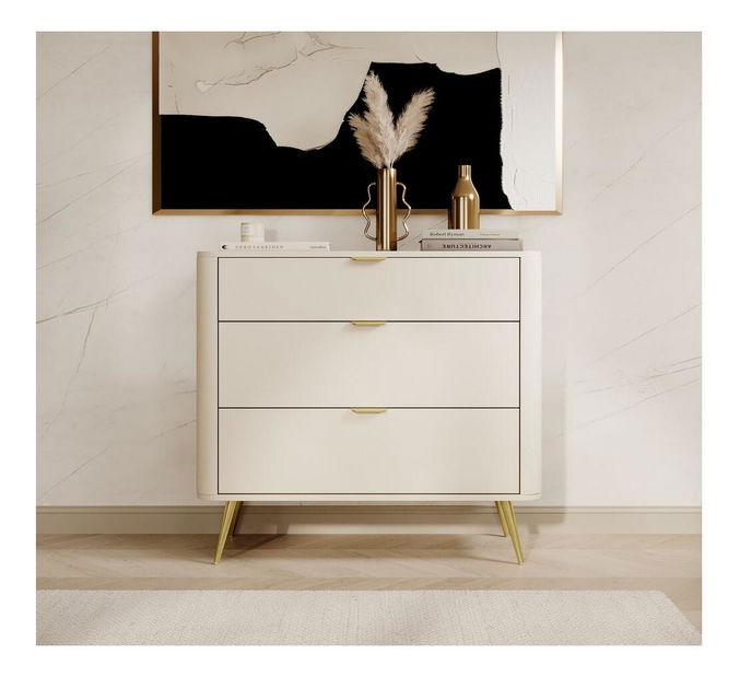 Komoda Ovenia O5 (béžová)