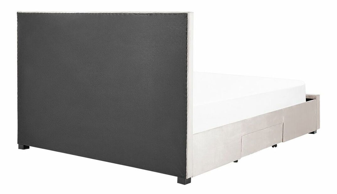 Manželská postel 180 cm Levi (béžová)