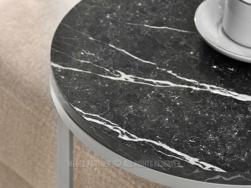 Konferenční stolek Corden (černá + chromová matný)