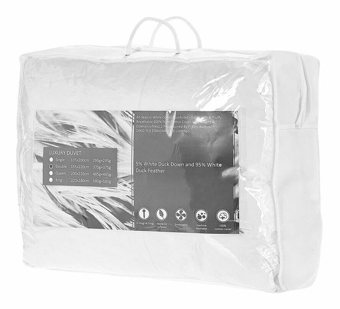 Přikrývka 155 x 220 cm Choza (bílá)