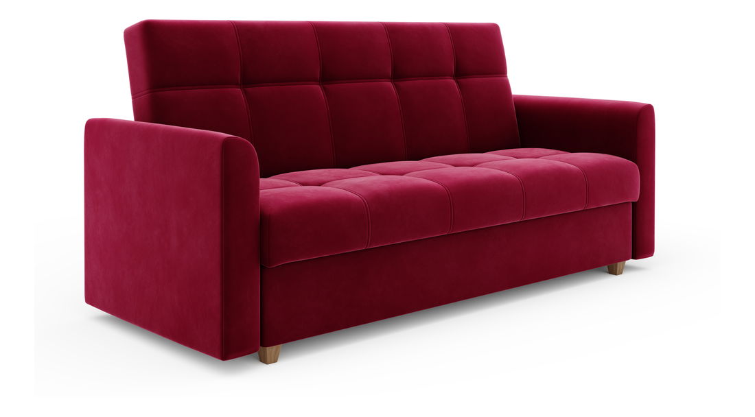 Pohovka dvousedačka Luna (červená)