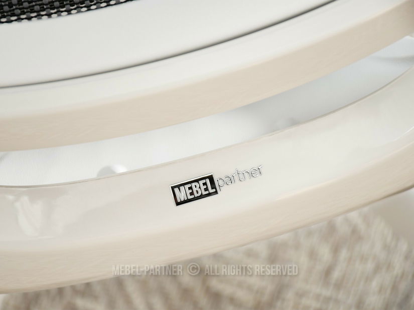 Kancelářské křeslo Ikergen (šedá + bílá)