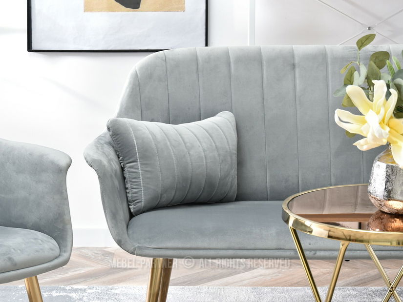 Pohovka Osmol S (šedá + černá)