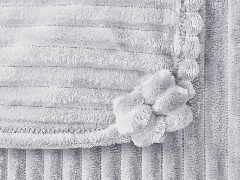 Deka 150 x 200 cm Kawier (světle šedá)