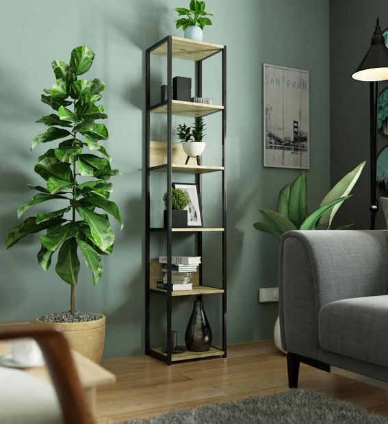 Police Incapaz 40 (černá + dub řemeslník)