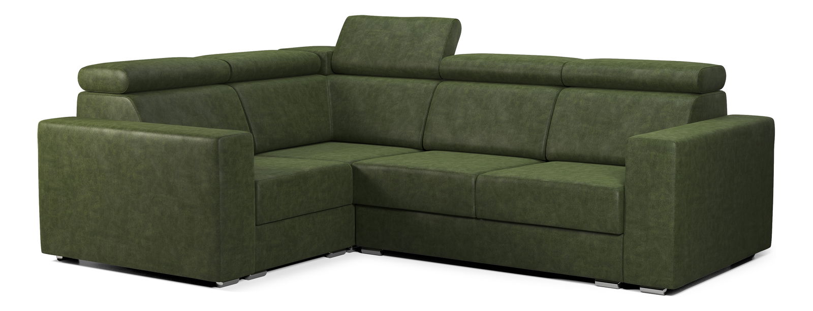 Rohová sedací souprava Viktoria 2R1 (L) (tmavě zelená Country 10)