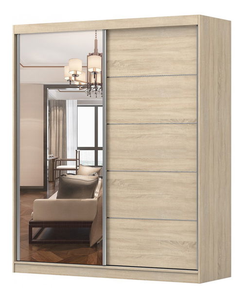 Šatní skříň Beyla 03 (dub sonoma + dub sonoma) *výprodej